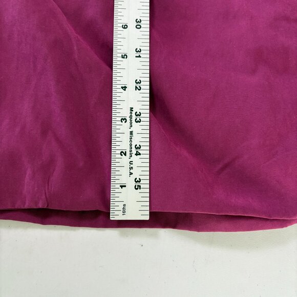 Denim & Co Microfiber 3/4 Length Coat Size 2X Purple Button Front A65636 NWT - Picture 12 of 12
